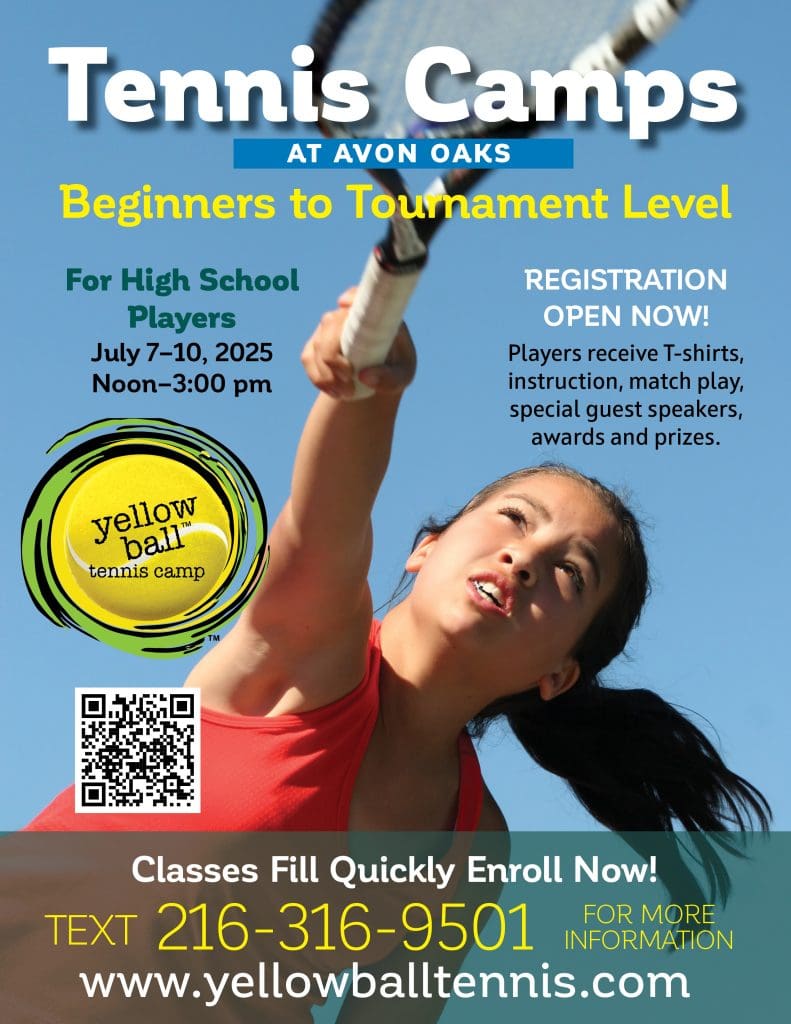2025 Tennis Camp Flyer- High School